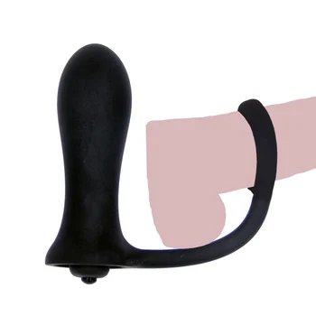 10 Frecvența Vibrator din Silicon Wearables Vestibular Anal Plug Fesă Plug Jucarii Sexuale Mare Fesă Plug pentru Bărbați și Femei