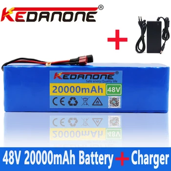 100% original 48v 20000mAh 500w 13S3P Li-ion baterie pentru scuter electric 54.6 v baterii cu descărcare BMS și încărcător