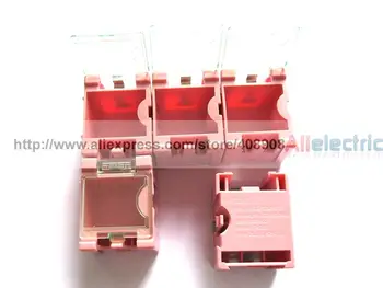 100 Roz SMD, SMT Componente Electronice Mini Cutie Depozitare