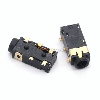 100BUC 2,5 MM Audio Feminin Conector 6 Pin SMT SMD Soclu Jack pentru Căști PJ-242 placat cu Aur priză audio PJ242