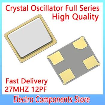10BUC/Lot 4Pin 2520 27MHZ Pasive SMD Cristal Rezonator de Cuarț 12PF Cristal Oscilator Electronic Kit 10PPM de Înaltă Precizie