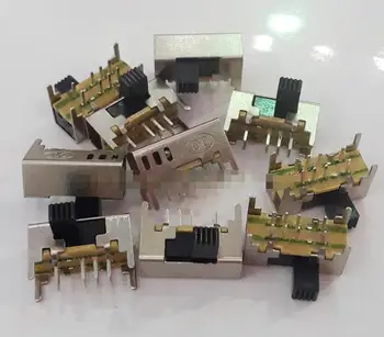 10buc x Panel PCB cu 8 Pini 3 Poziția 2P3T DP3T Glisați Comutatorul Lateral Butonul 0,5 a 50V DC SK23D08-G5 SK23D05