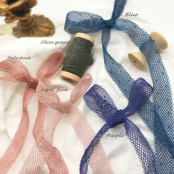 2CM 5Yards elastic asieta dantelă,dantelă elastică bandă panglică pentru accesorii de Cusut buchete Florale