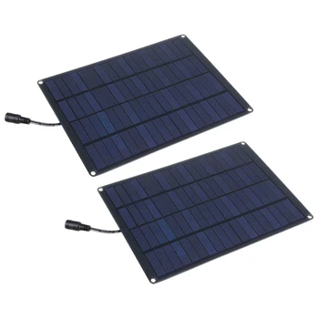 2X 5W 18V Panou Solar Portabil, rezistent la apa Solar de Putere Panoul de Interfață USB Potrivit Pentru Camping în aer liber de Călătorie