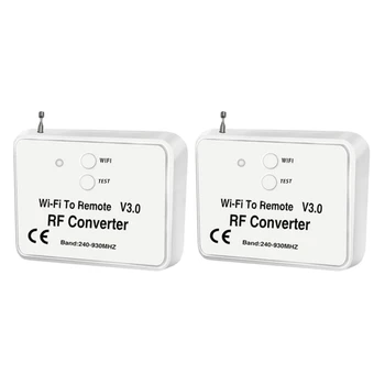 2X Universal Wireless Wifi Pentru a RF Converter Telefon în Loc de Control de la Distanță de 240 de 930Mhz Pentru Casa Inteligentă