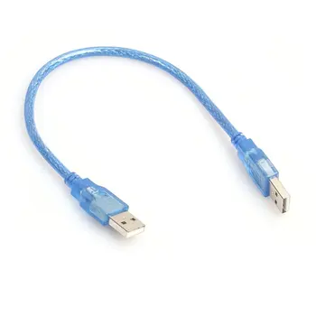 30cm USB 2.0 Cablu de Extensie de sex Masculin De sex Masculin USB prelungitor Anti-interferențe Bază de Cupru USB Cablu Scurt