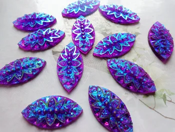 30pcs nou stil de moda coase pe cristal violet cristale flatback navette forma 15*30 mm 2 găuri handsewing pietre prețioase