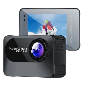 4K 1080 HD Wifi Camera de Acțiune 2.0 Inch Ecran 10M 150D Subacvatice Corp aparat de Fotografiat Impermeabil Casca Camera de Înregistrare Video
