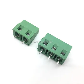 50pcs KF128-7.5-2P/3P Șurub 2Pin 3Pin 7.5 mm Ac PCB Bloc Terminal cu Șurub Conector 300V/10A Culoare Verde
