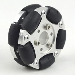 60mm dublu de aluminiu omnidirectional roata (roata Omni) 1414560 mm concurs robot universal roata roata de aluminiu