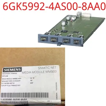 6GK5992-4AS00-8AA0 Brand Nou SCALANCE X accesoriu; Media modulului MM992-4SFP; 4x 100/1000 Mbit/s pentru SFP plug-in de emisie-recepție.