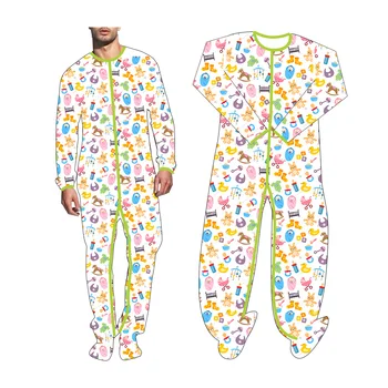 Adult Onesie Pijamale Lungi Salopeta Pentru Copil Adult Snap Picioare Romper Sleepwear DDLG Bodysuit biberon, Suzeta, Trojan Horse