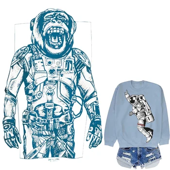 Animale Spațiu, Astronaut Patch-uri Autocolante Termice pe Haine de Fier pentru transfer termic pentru Îmbrăcăminte Thermoadhesive Patch-uri Diy Aplicatiile