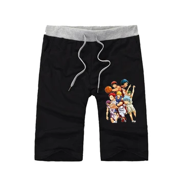 anime Kuroko No Basket pantaloni Barbati Casual pantaloni Scurți Talie adolescenți Scurt Pantaloni de Vara din Bumbac Vrac