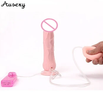 AUEXY Realist Vibratoare Ejaculare Penis artificial Pizde Penis Penis Vibrator cu ventuza Jucarii Sexuale pentru Femei Produse pentru Sex