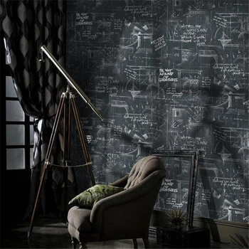 beibehang papel de parede 3D Poster abstracte moderne linii negre tablă de perete de epocă rola de hartie tapet pentru pereți 3 d