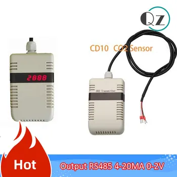 CD10 Dioxid de Carbon Senzor Infraroșu Emițător de CO2 RS485 Modbus 4-20MA 0-2V cu display detector de gaz 0-5000ppm