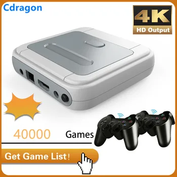 Cdragon HD 4K TV Video Super Joc de Consola X Pro Pentru PS1/N64/DC 50+ Emulatoare 40000+ Jocuri 256GB S905X CPU Mini X-Pro Joc de Jucător