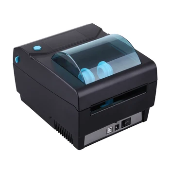 Cele mai noi Ieftine Rechizite de Birou Negru 108mm USB Termice Imprimanta de coduri de Bare cu Etichetă de Hârtie Detectarea Automată