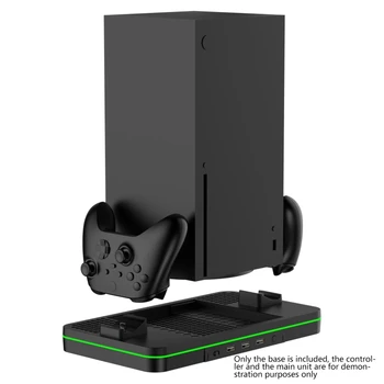 Chiuveta De Căldură De Bază Pentru XboxSeries X Vertical De Răcire Încărcător Suport De Bază Pentru XboxController Dublă Încărcare Cooler Ventilator