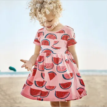 Copilul fata rochie de vara haine copii, imbracaminte copii, petrecere pe plaja rochie animal haine de fata rochie de printesa