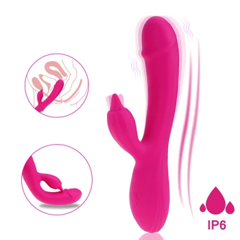 Dual G Spot Vibrator Stimulator Clitoris Vibratoare Penis Masaj Vibrator Rabbit Vibrator Reincarcabil Jucarii Sexuale pentru Femei Produse