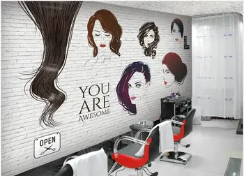 Fotografie 3d tapet pentru pereți în rulouri personalizate murală de Moda salon de frumusețe, magazin de hârtie de perete camera de zi panouri 3d pe perete