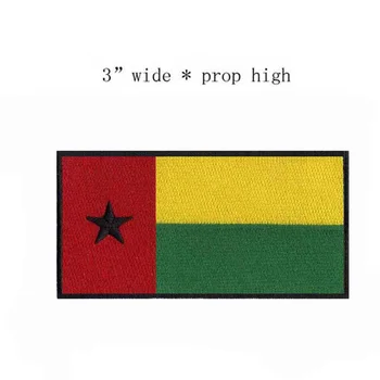 Guineea-Bissau Broderie Flag Patch-Uri Logo-Uri 3