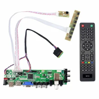 HD MI VGA AV USB ATV, DTV LCD activității Consiliului de administrație pentru 10.1 inch, 1024X600 iluminare WLED 40PIN LVDS LCD: N101BFE CLAA101WB03 B101AW06