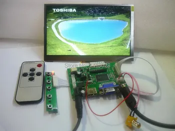 HDMI + 2 av + VGA LCD de 7 inch panel 1024 * 600 plăcintă cu Zmeură LCD ecran display DIY kituri