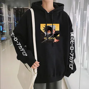 Japonia Anime Eroul Meu Academia Aizawa Shouta Hanorac Barbati/Femei Casual Student Tricoul Streetwear Harajuku Unisex Pulover Tee Top