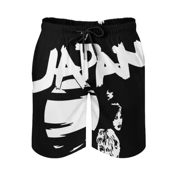 Japonia Noua Mens Inota Pantaloni Scurți Iute Uscat Plaja Bord Costume De Baie Moda Volley Shorts Japonia Japonia Trupa David Sylvian Steve Jansen