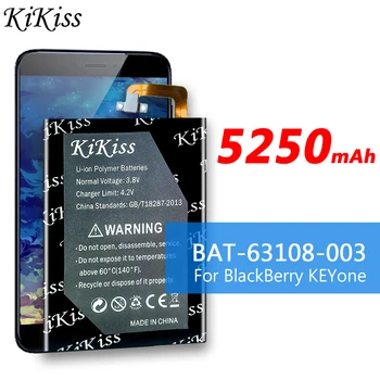 KiKiss 5250mAh Baterie de Înaltă Calitate Nou BAT-63108-003 Baterie pentru BlackBerry KEYone bateriei Smartphone + Instrumente Gratuite