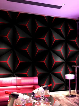 Ktv Tapet Sala Flash Wallcloth 3D Stereo Avion Modele Geometrice Temă de Fundal Caseta Pape Murale 3d Tapet