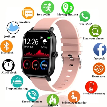 LIGE Bărbați Ceas Inteligent Brățară Bărbați Femei Impermeabil Sport Monitor de Ritm Cardiac Monitor Somn de apelare Bluetooth Smartwatch Pentru Telefon
