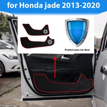 Marginea laterală se acoperă decal Uși de Interior de Protecție Garda Covor pentru Masina Usa Anti Kick Pad Autocolant pentru Honda jad 2013-2020