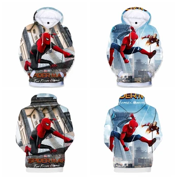 Marvel Hanorace Copii Baieti Spiderman Haine Fete Maneca Lunga Desene Animate Tricou Copii Haina Cu Gluga Pentru Copilul Topuri Tricou Outwear