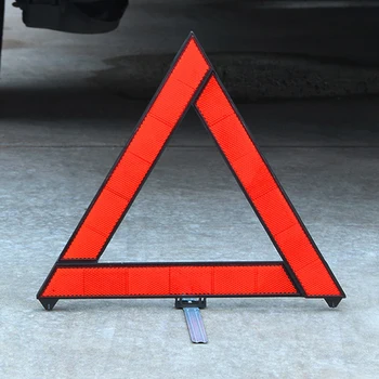 Masina Defalcarea De Urgență De Avertizare Triunghiul Roșu Reflectorizant În Pericol Siguranța Auto Trepied Pliat Stop Reflector Reflectând Bandă