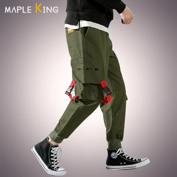 Mens Streetwear Pantaloni De Marfă Harajuku Coreeană De Moda Hip Hop Multi Buzunare Jogger Trening Barbati Tactice Pantaloni Pantalon Homme