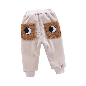 Moda Iarna Fete Pentru Copii Haine Copii Noi Băieții Gros Pantaloni De Bumbac Copilul Casual Costum De Îmbrăcăminte Pentru Sugari, Copii Sport