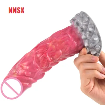 NNSX Sângeroase Prime Carne de Câine de Culoare Vibrator Masturbator Anal Plug Instrumente Penis Intima jucarii Jucarii pentru Adulti 18 Sex Shop Dildosex Jucărie