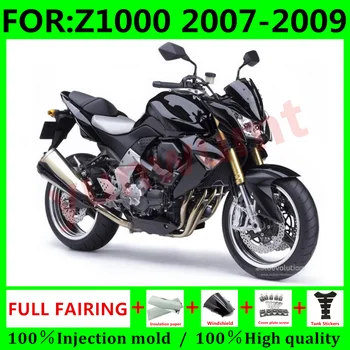 Noi ABS Motocicleta Carenajele Kit potrivit Pentru Z1000 Z ER ZR 1000 ZR1000 ER1000 2007 2008 2009 caroserie carenaj kituri set negru