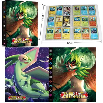 Noua Carte de Pokemon Album Carte de Desene animate 9 Buzunar 432Pcs de Joc Carte de Joc de Colectie Harta Titularului de Dosar Încărcat Lista de Jucărie pentru Copii Cadouri