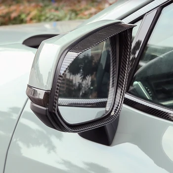 Oglinda Retrovizoare Auto Acopere De Ploaie Sprancene Cadru Decorare Autocolant Pentru Toyota Highlander Kluger 2020 2021 Exterior Accesorii