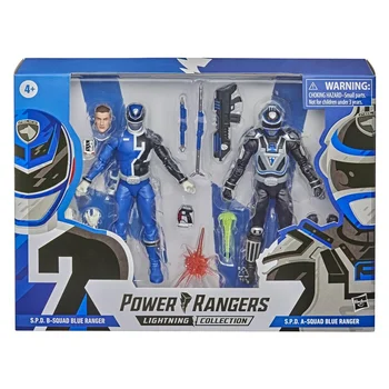 Original Power Rangers S. p.d. B-Squad Albastru Ranger Versus O Echipa Blue Ranger Articulații Mobile 2-Pack De 6 Inch Figura Anime Jucarii Cadou