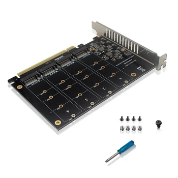 PCIE Să Nvmex4 M. 2 M pentru SSD Card de Expansiune Semnal Split Matrice Card M. 2 Pcie RAID Card