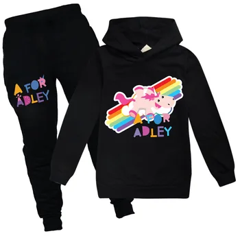 Pentru Adley Îmbrăcăminte pentru Copii Topuri+pantaloni Set Haine Copii Seturi de Desene animate pentru Copii Fete de Costume Adolescenti Baieti Toamna Costum de Sport