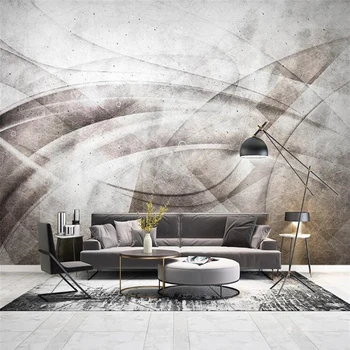 Personalizat Murală Tapet Pentru Pereti 3D Abstract Linii de Decorare Perete Pictura Panza Impermeabila Living Modern, TV Fundal
