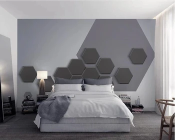 Personalizat Tapet 3D,Geometrice hexagon pictura murala pentru camera de zi dormitor bucatarie fundal decorare tapet