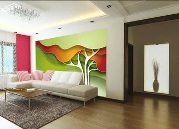 Personalizate, picturi murale 3D,abstract copac contemporane și contractate papel de parede,hotel canapea camera de zi TV de perete tapet dormitor